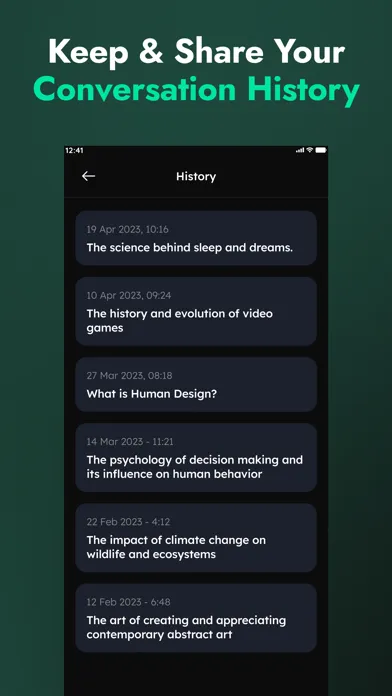 AI Chatbot Assistant : سکرین شاٹس