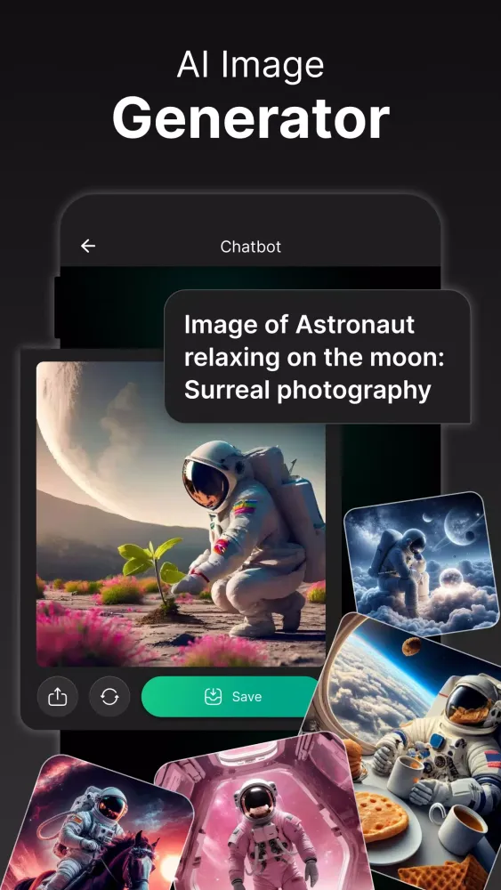 AI Chatbot Screenshots
