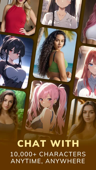 Captures d'écran de Taki:AI Friend Love Swipe Chat