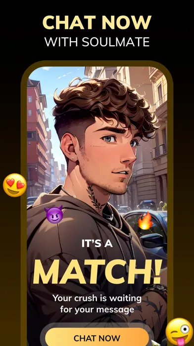 Captures d'écran de Taki:AI Friend Love Swipe Chat