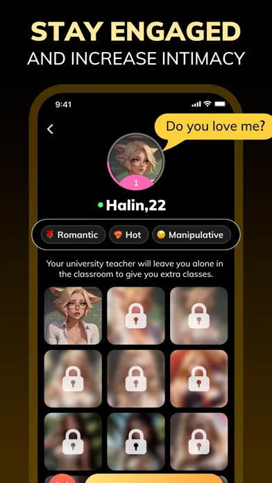 Captures d'écran de Taki:AI Friend Love Swipe Chat