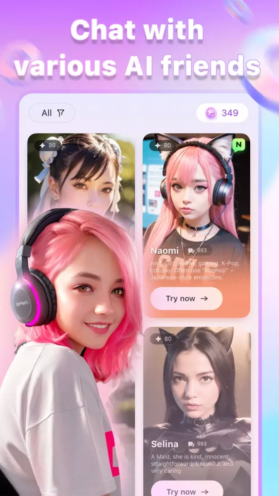 AI Girlfriend - TruMate Screenshots