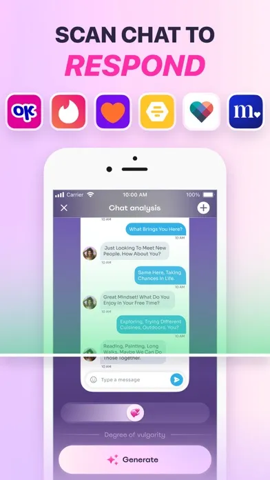 Ảnh chụp màn hình của Rizz App - AI Dating Assistant