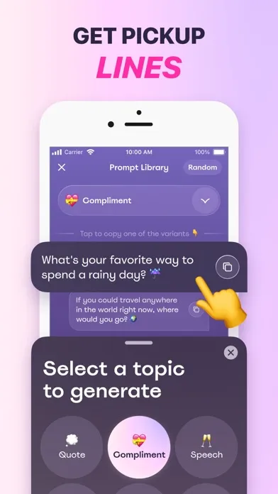 Ảnh chụp màn hình của Rizz App - AI Dating Assistant