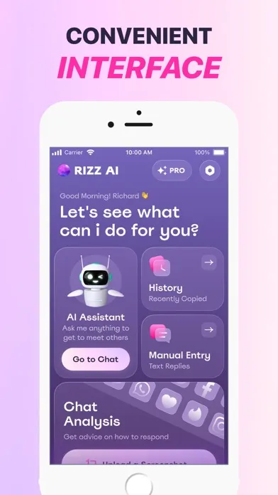 Ảnh chụp màn hình của Rizz App - AI Dating Assistant