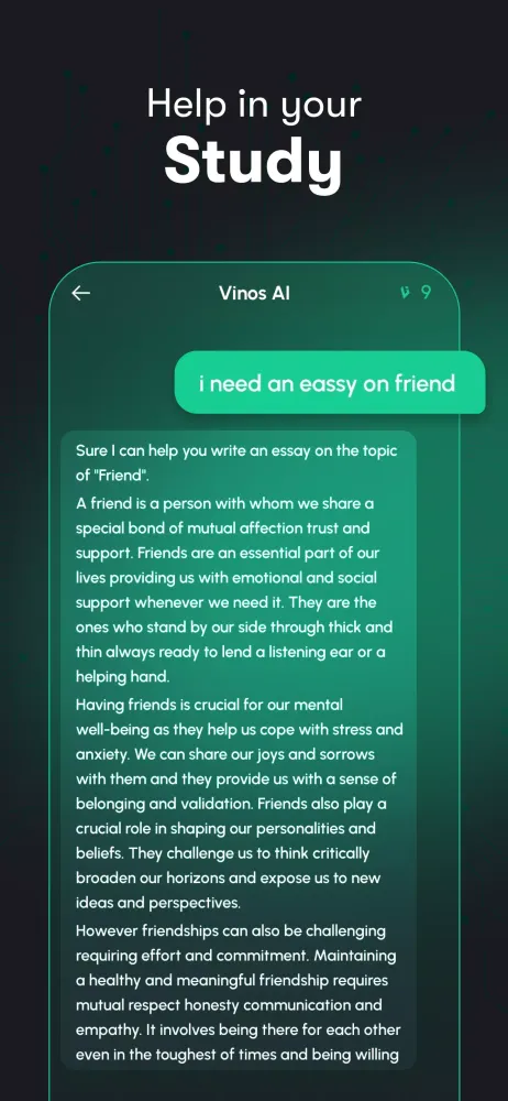 Скриншоты VinosAI:Personal AI Assistant