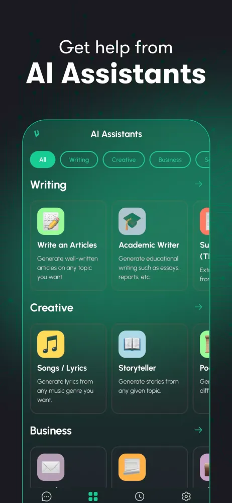Скриншоты VinosAI:Personal AI Assistant