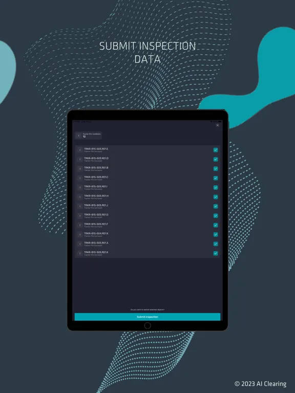 OnSite Tracking iPad  スクリーンショット