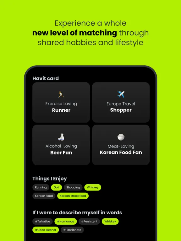 ภาพหน้าจอของ Havit Dating App: Chat & Date iPad 