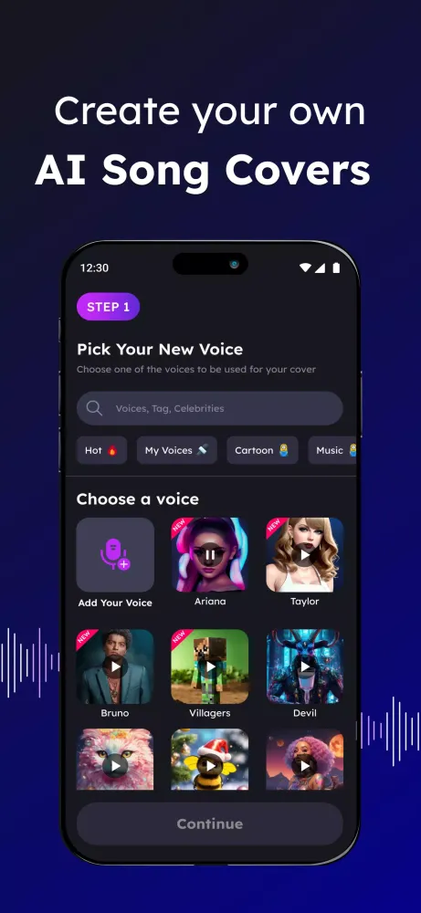 AI Music Screenshots