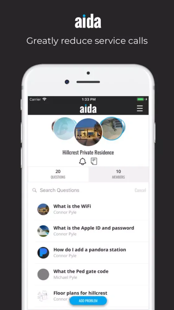 AIDA - Group Sourced Knowledge Screenshots