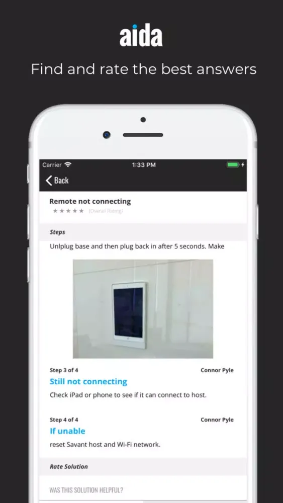 AIDA - Group Sourced Knowledge Screenshots