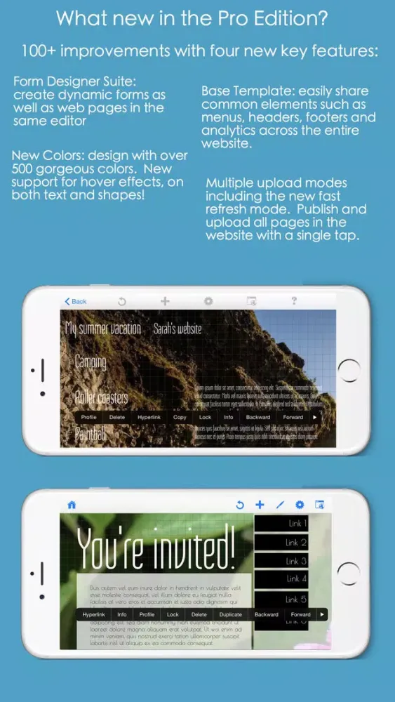 HTML Egg Pro Website Designer for iPhone應用截圖