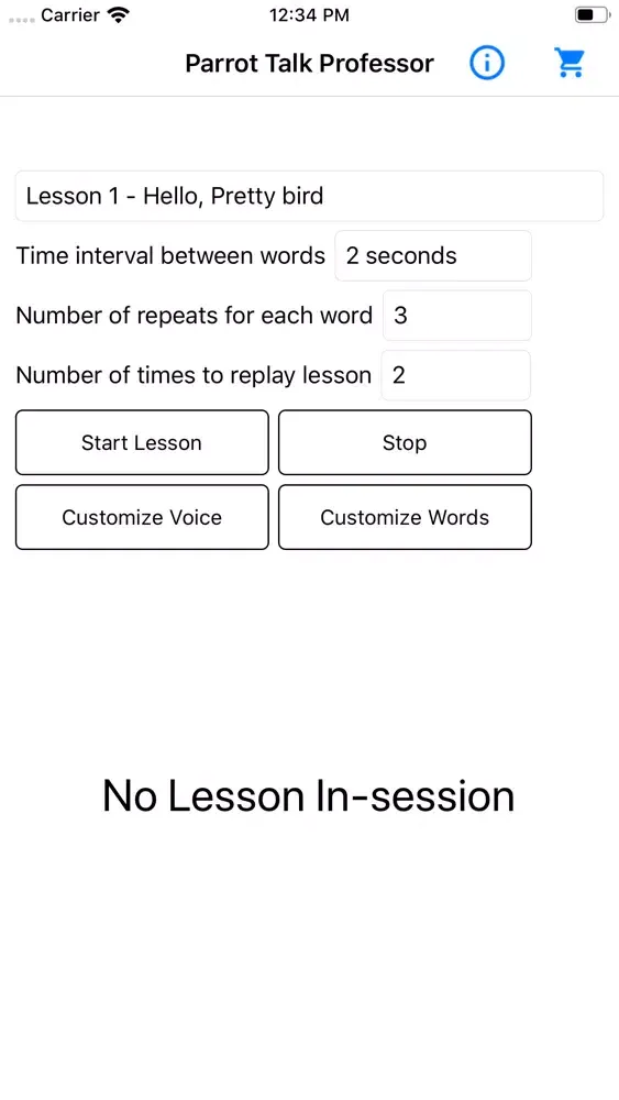 Parrot Talk Professor应用截图