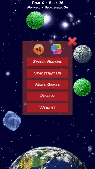 Скриншоты Tap the Asteroids Pro