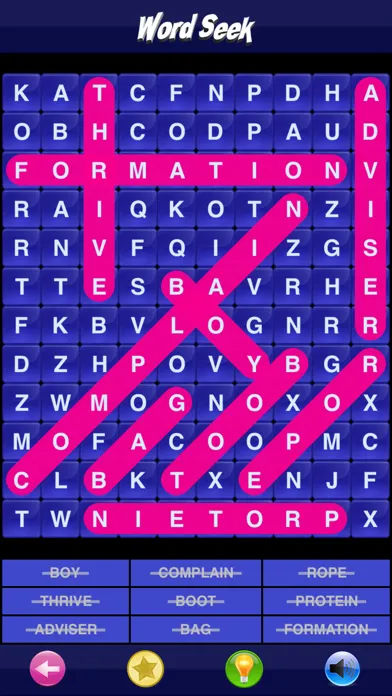 Word Seek English Infinite スクリーンショット
