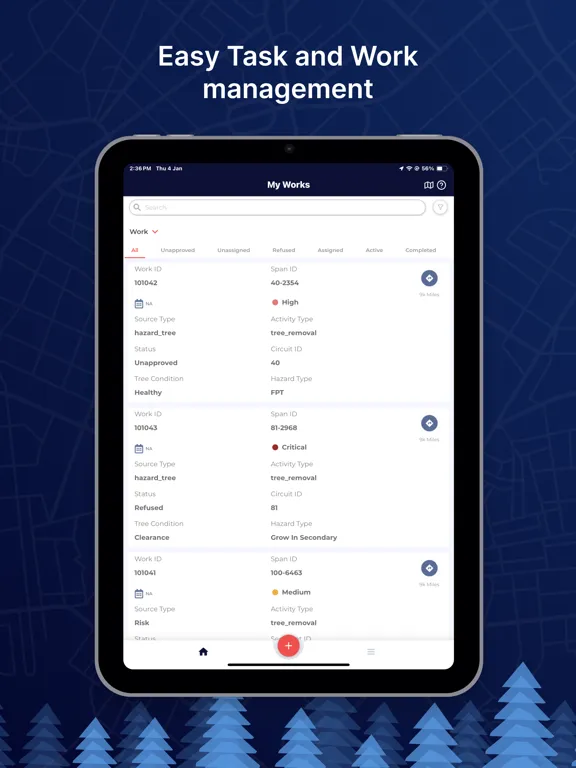 AiDash - IVMS FieldPro iPad  Screenshots