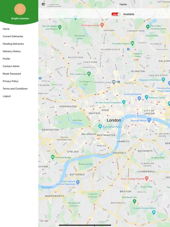 Aid Driver App iPad  سکرین شاٹس