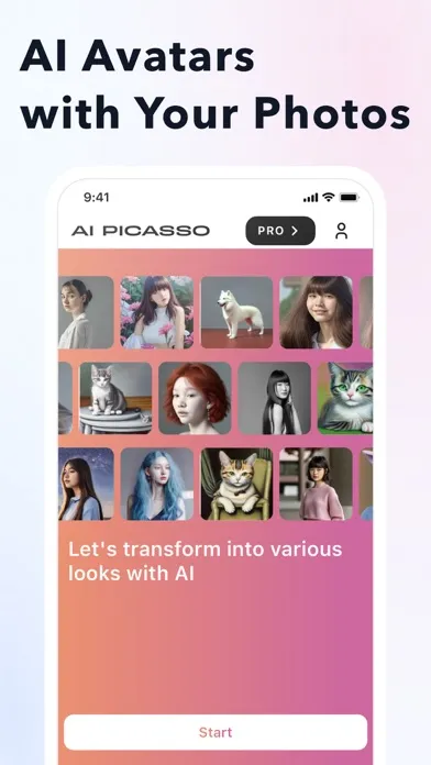 Capturas de pantalla de AI Art Generator by AI Picasso