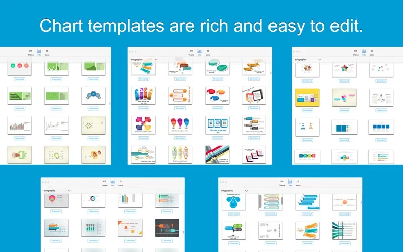 Infographic Set for Template Ekran Görüntüleri