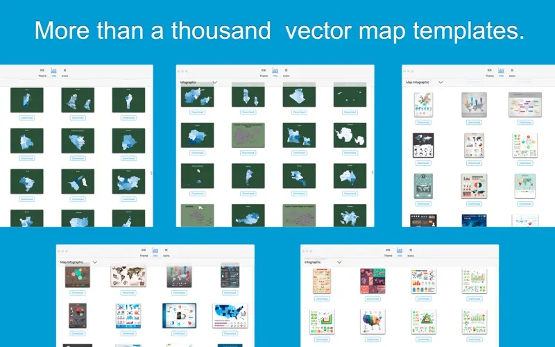 Infographic Set for Template Ekran Görüntüleri