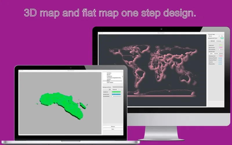 Map Designer(3D and Flattened) Screenshots