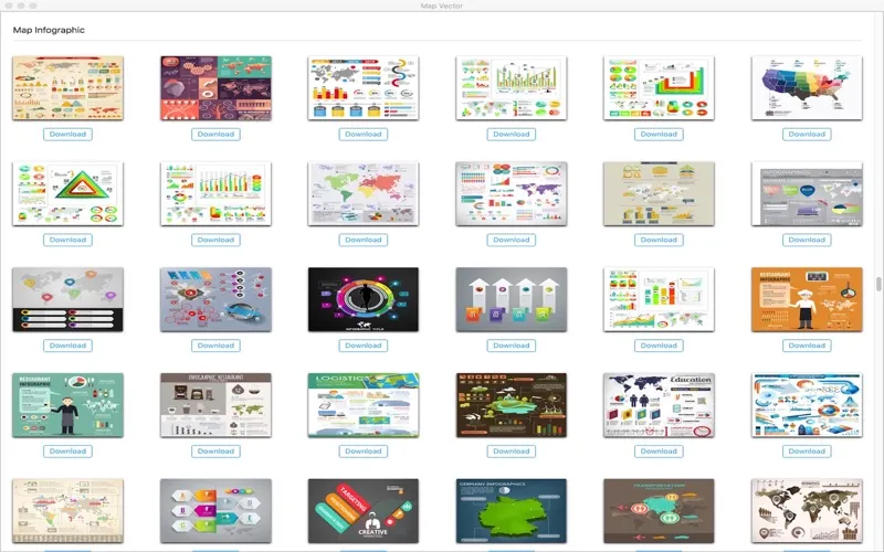 Tangkapan skrin Map Templates for Powerpoint