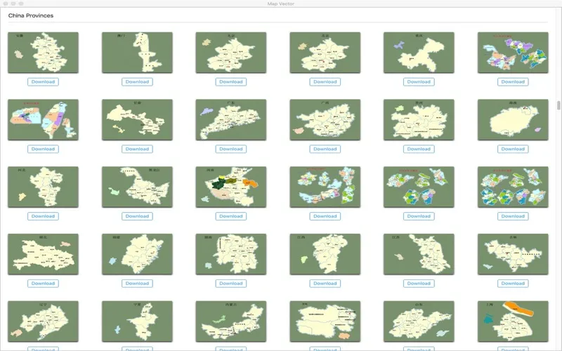 Tangkapan skrin Map Templates for Powerpoint
