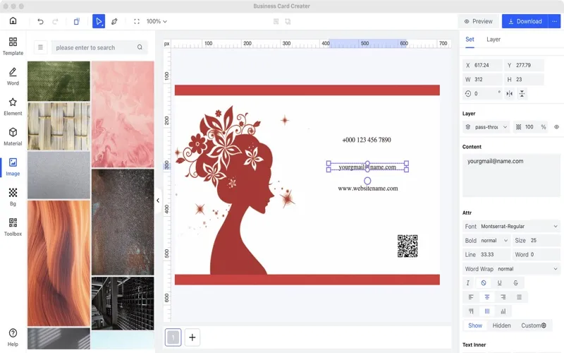 Business Card-Easy Creator سکرین شاٹس