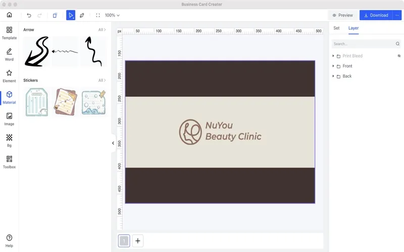 Business Card-Easy Creator سکرین شاٹس