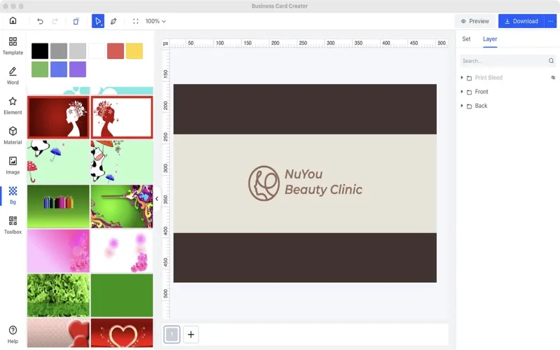 Business Card-Easy Creator سکرین شاٹس