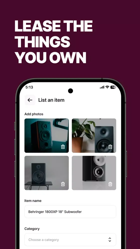 Aider - Rent anything Screenshots