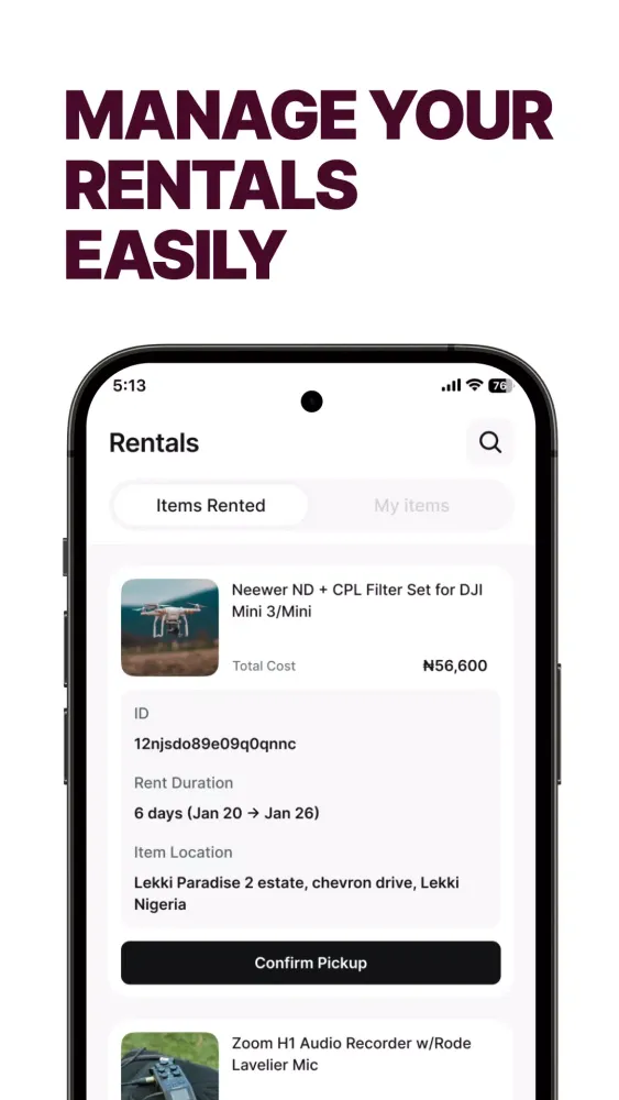 Aider - Rent anything Screenshots