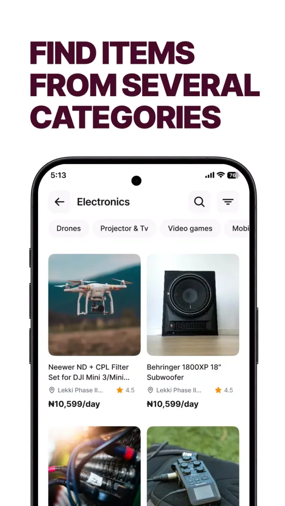 Aider - Rent anything Screenshots