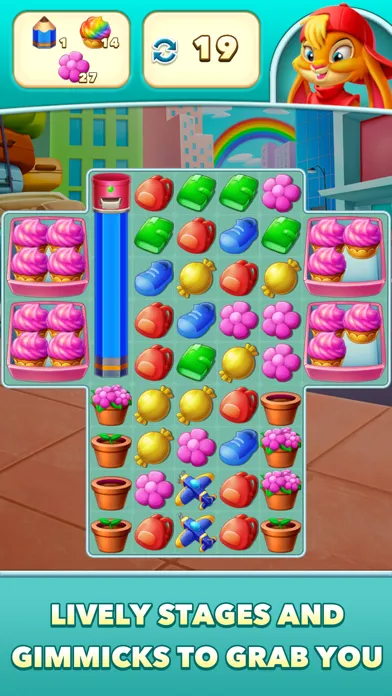 ภาพหน้าจอของ Critter Crew | Match-3 Puzzles