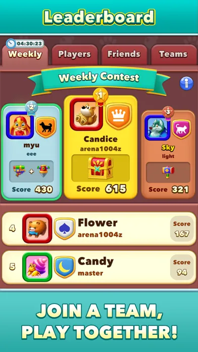 ภาพหน้าจอของ Critter Crew | Match-3 Puzzles