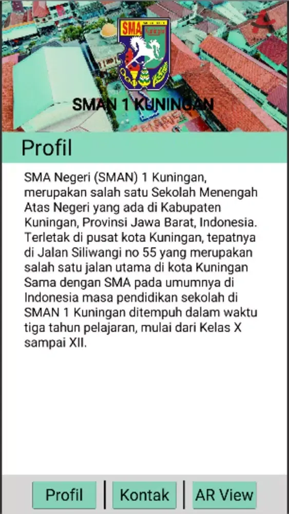 Ảnh chụp màn hình của AR SMAN 1 KUNINGAN