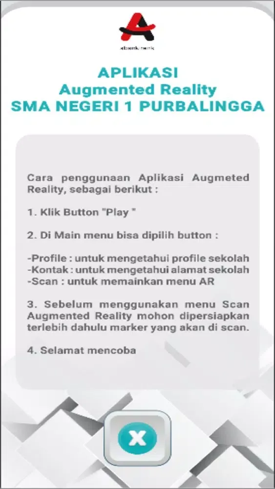 Capturas de pantalla de AR SMAN 1 PURBALINGGA 2019