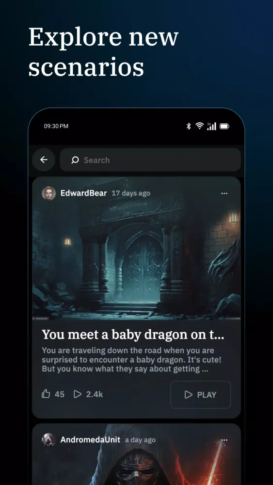 AI Dungeon Screenshots