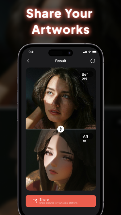 Painter AI- Comic Generator سکرین شاٹس