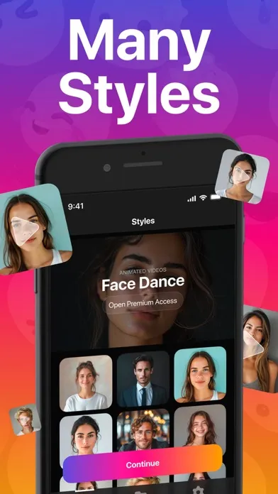 AI Face Dance - Animate App سکرین شاٹس