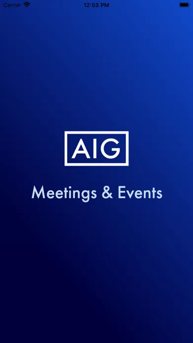 Zrzuty ekranu AIG Meetings & Events