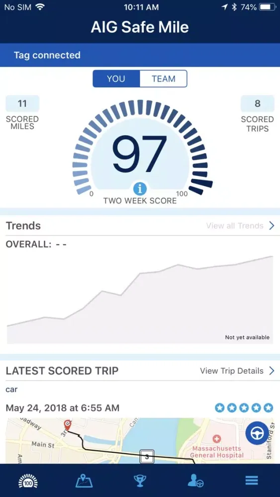 AIG Safe Mile Screenshots