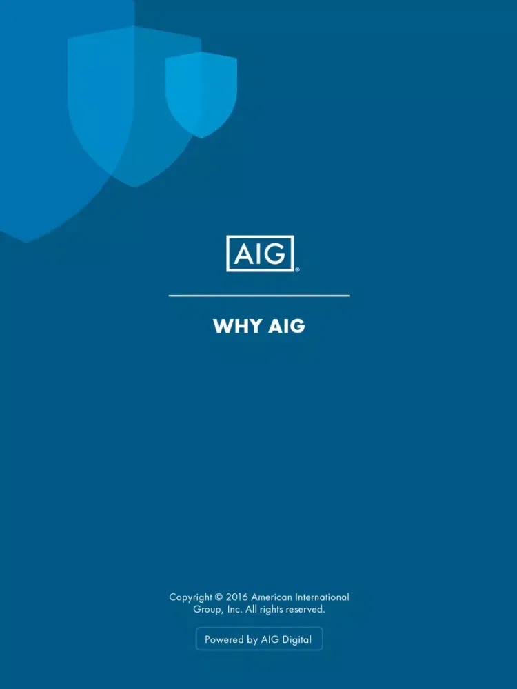 Captures d'écran de WHY AIG iPad 