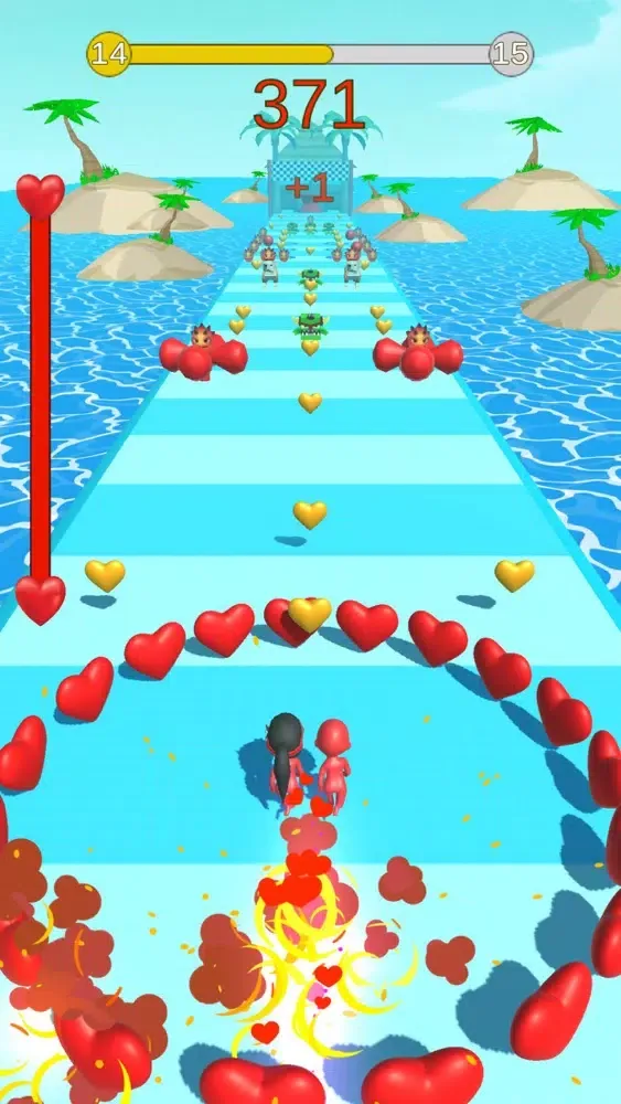 Tangkapan layar Superhero Love Dash