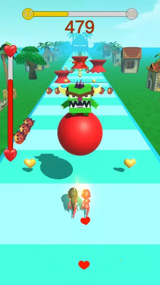Tangkapan layar Superhero Love Dash