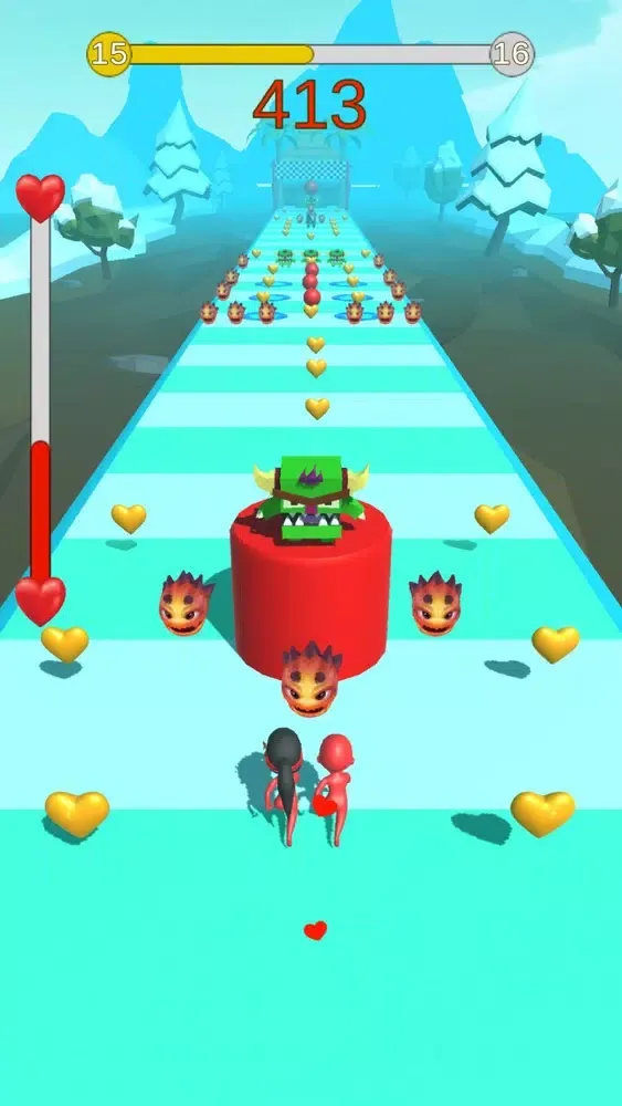 Tangkapan layar Superhero Love Dash