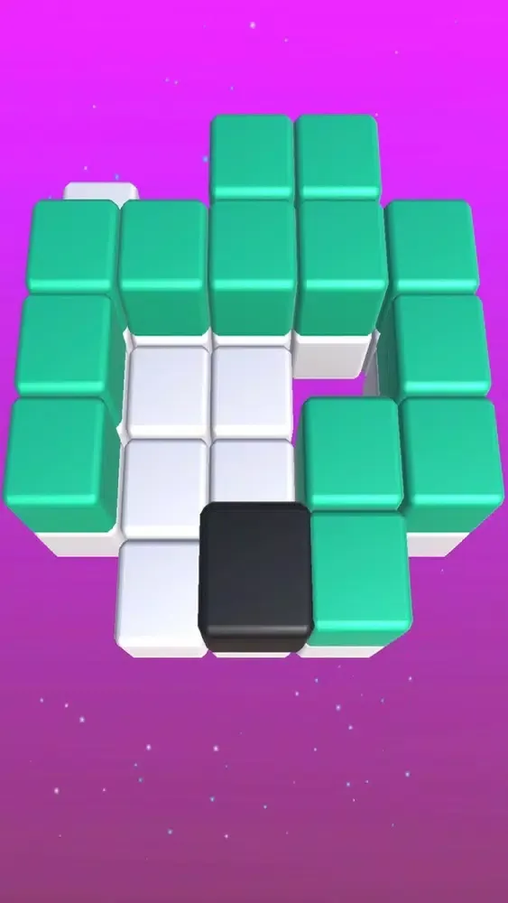 Cubes Snake 3D 스크린샷