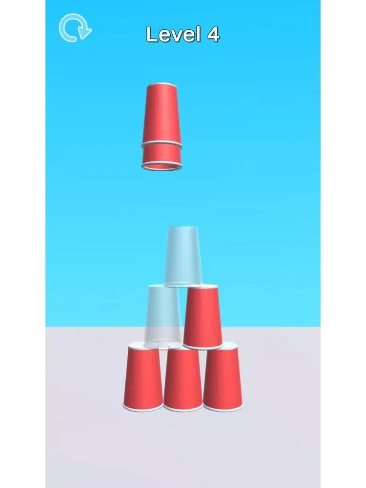 Tangkapan layar Cup Stacker iPad 
