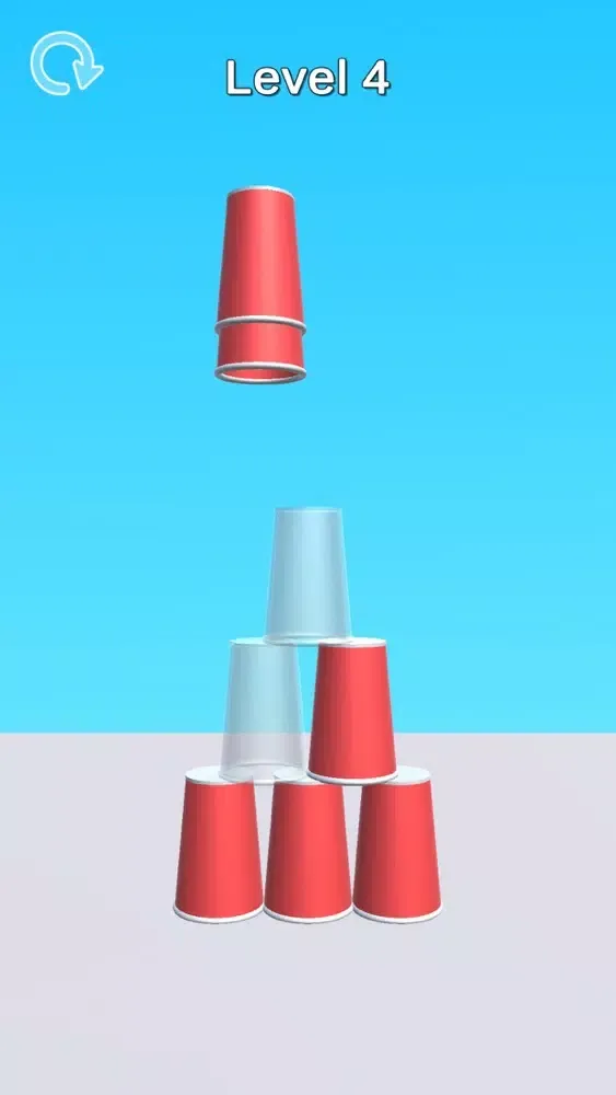 Tangkapan layar Cup Stacker